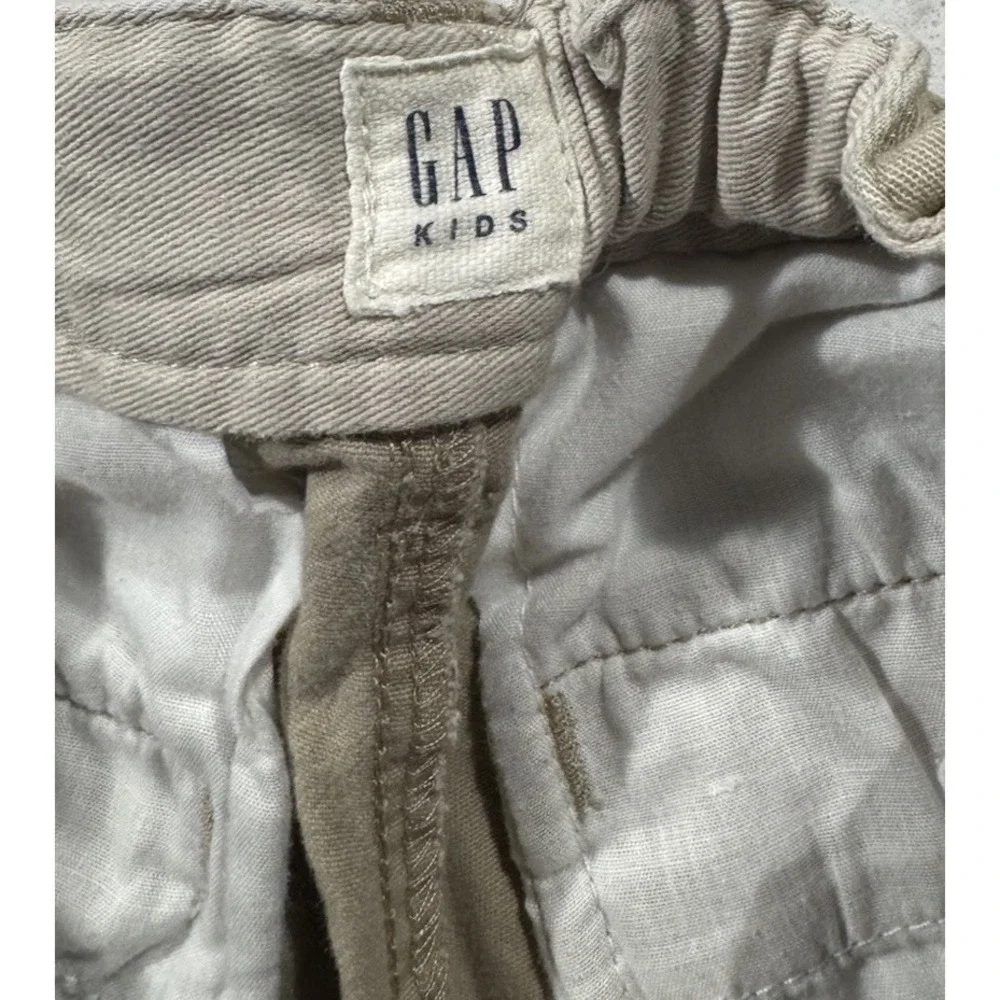 Gap Kids Shorts Boys‎ 10 Khaki Flat Front Cotton Stretch Uniform Comfort Casual